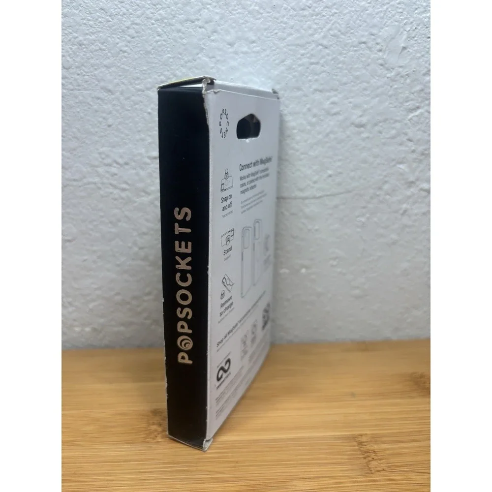 PopSockets Magnetic Phone Grip with MagSafe Magnetic Ring - Enamel Sun Jewel NEW